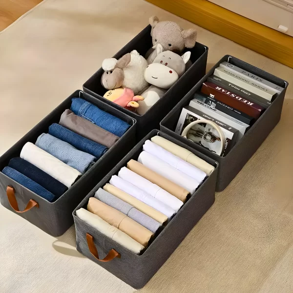 Cesto Caixa Organizadora Dobrável Para Guarda-Roupa ou Armár - Image 4