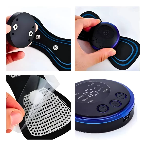 Massageador Elétrico Cervical Eletroterapia EMS Pescoço Pern - Image 6